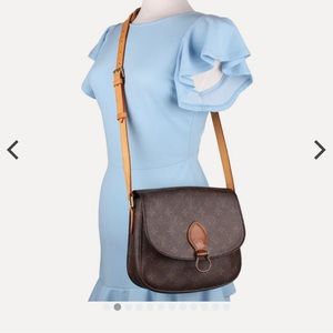 Louis Vuitton Brown Monogram Saint Cloud GM Crossbody Bag